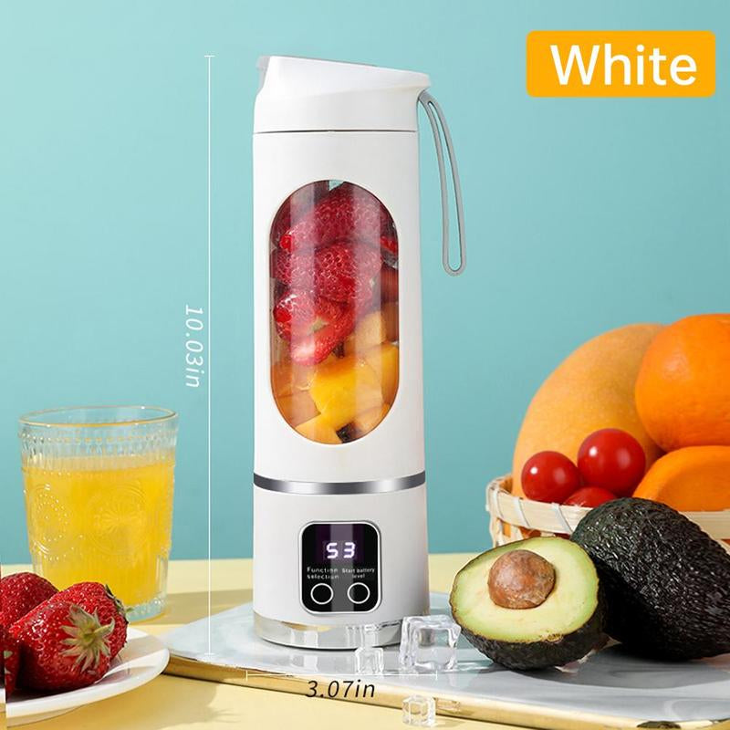 Portable Blender for Smoothie Liquid Diet, Ice Shake Blender, Compact Juicer Blender, USB Rechargeable Juicer Machine, Household Kitchen Appliances