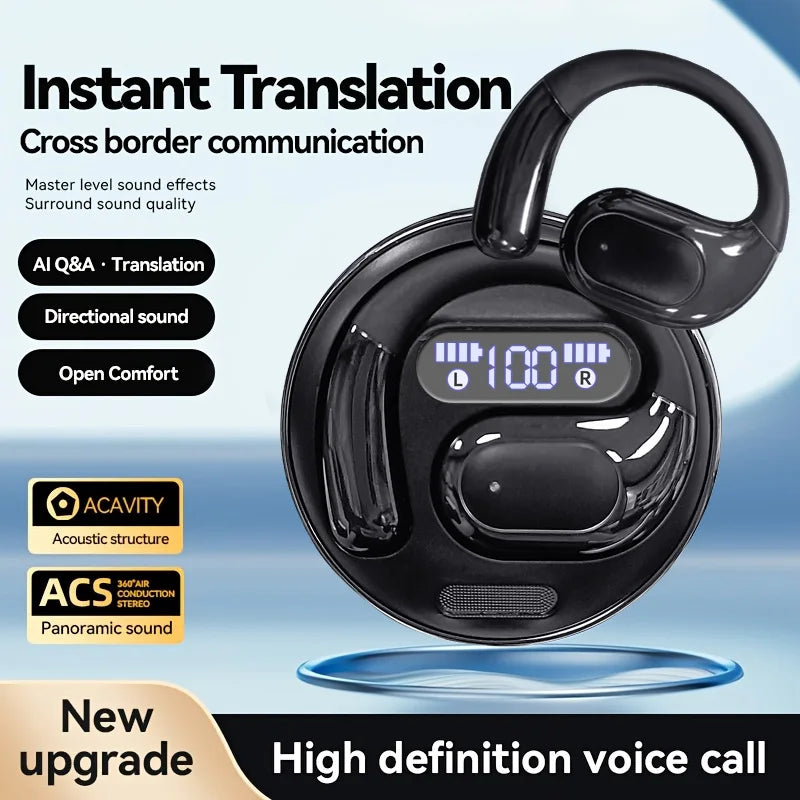 Experience True Wireless Freedom with Compact and Efficient Earphones - Perfect for On-the-Go Communication