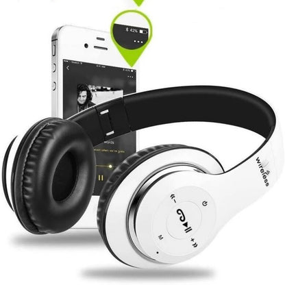 Wireless Bluetooth Headphones with Noise Cancelling Over-Ear Earphones 5.1 UK