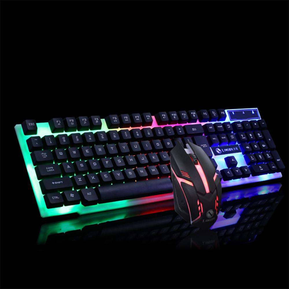 Elevate Your Gaming Experience with the GTX300 Glowing Keyboard and Mouse Set