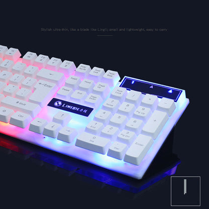 Elevate Your Gaming Experience with the GTX300 Glowing Keyboard and Mouse Set
