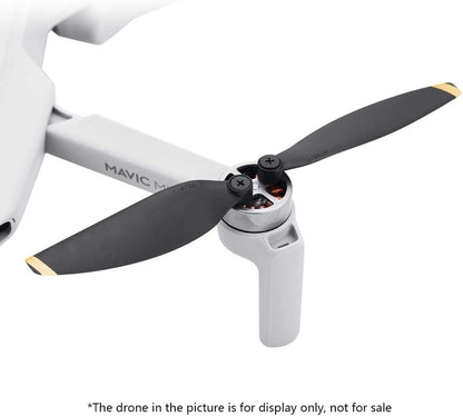 Upgrade Your DJI Mavic Mini with WANGCL Low Noise Propellers - 2 Pairs for Enhanced Performance and Stylish Gold Trim
