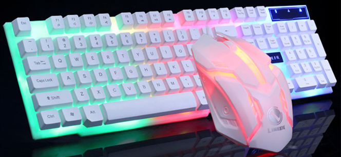 Elevate Your Gaming Experience with the GTX300 Glowing Keyboard and Mouse Set