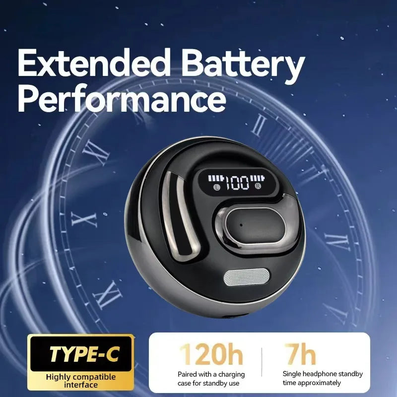 Experience True Wireless Freedom with Compact and Efficient Earphones - Perfect for On-the-Go Communication