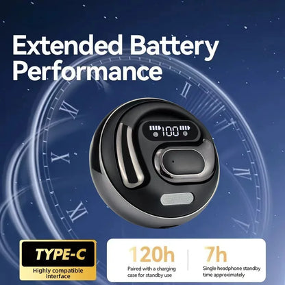 Experience True Wireless Freedom with Compact and Efficient Earphones - Perfect for On-the-Go Communication