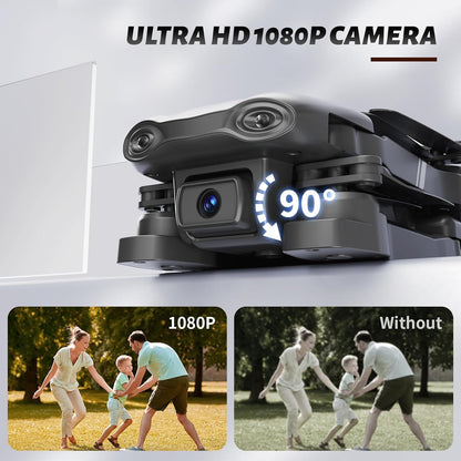 4DRC V13 Foldable Drone with 1080P HD Camera - The Ultimate Beginner's Aerial Adventure for Kids and Adults, Featuring Waypoint Navigation, Headless Mode, Altitude Hold, Gesture Selfie, and 3D Flips!