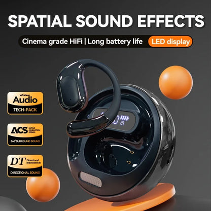 Experience True Wireless Freedom with Compact and Efficient Earphones - Perfect for On-the-Go Communication