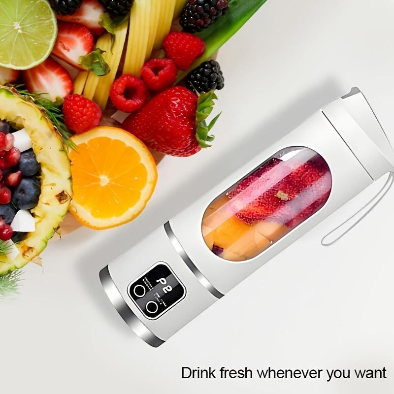 Portable Blender for Smoothie Liquid Diet, Ice Shake Blender, Compact Juicer Blender, USB Rechargeable Juicer Machine, Household Kitchen Appliances
