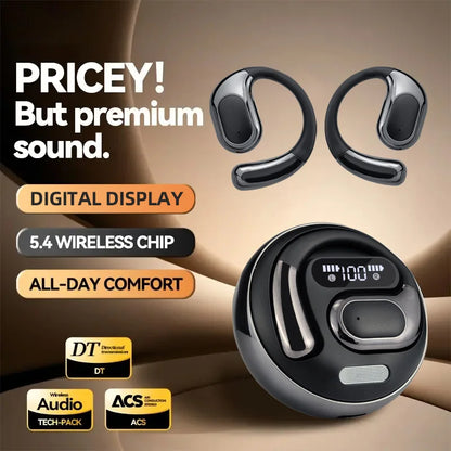 Experience True Wireless Freedom with Compact and Efficient Earphones - Perfect for On-the-Go Communication