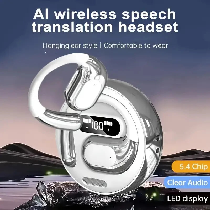 Experience True Wireless Freedom with Compact and Efficient Earphones - Perfect for On-the-Go Communication