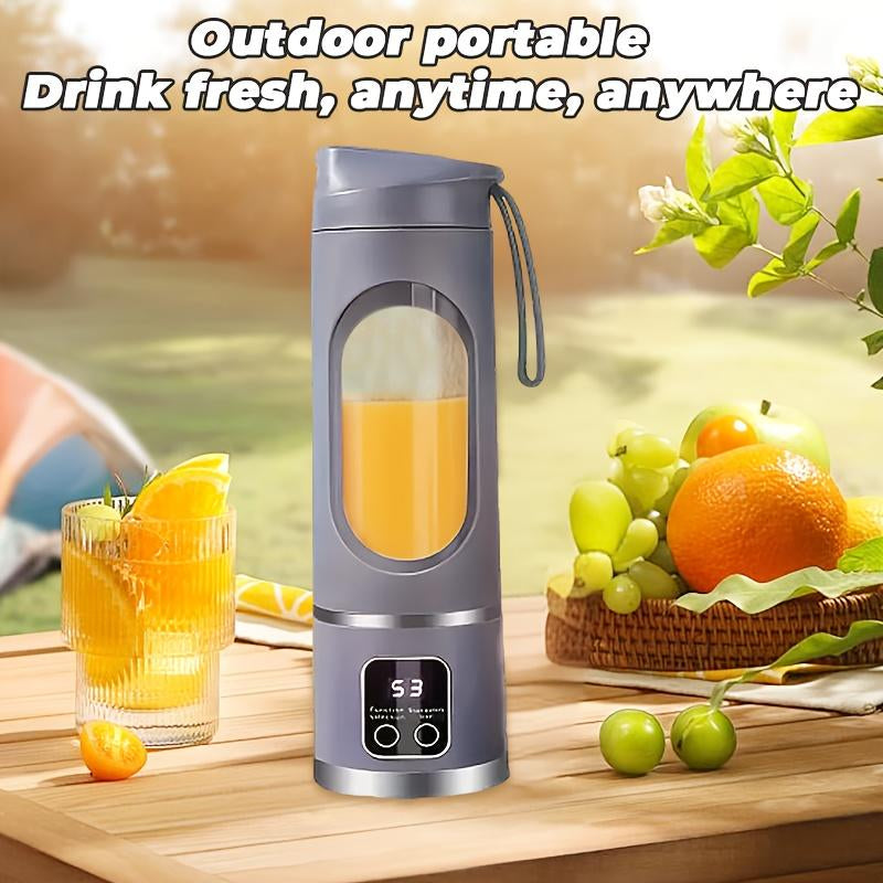 Portable Blender for Smoothie Liquid Diet, Ice Shake Blender, Compact Juicer Blender, USB Rechargeable Juicer Machine, Household Kitchen Appliances