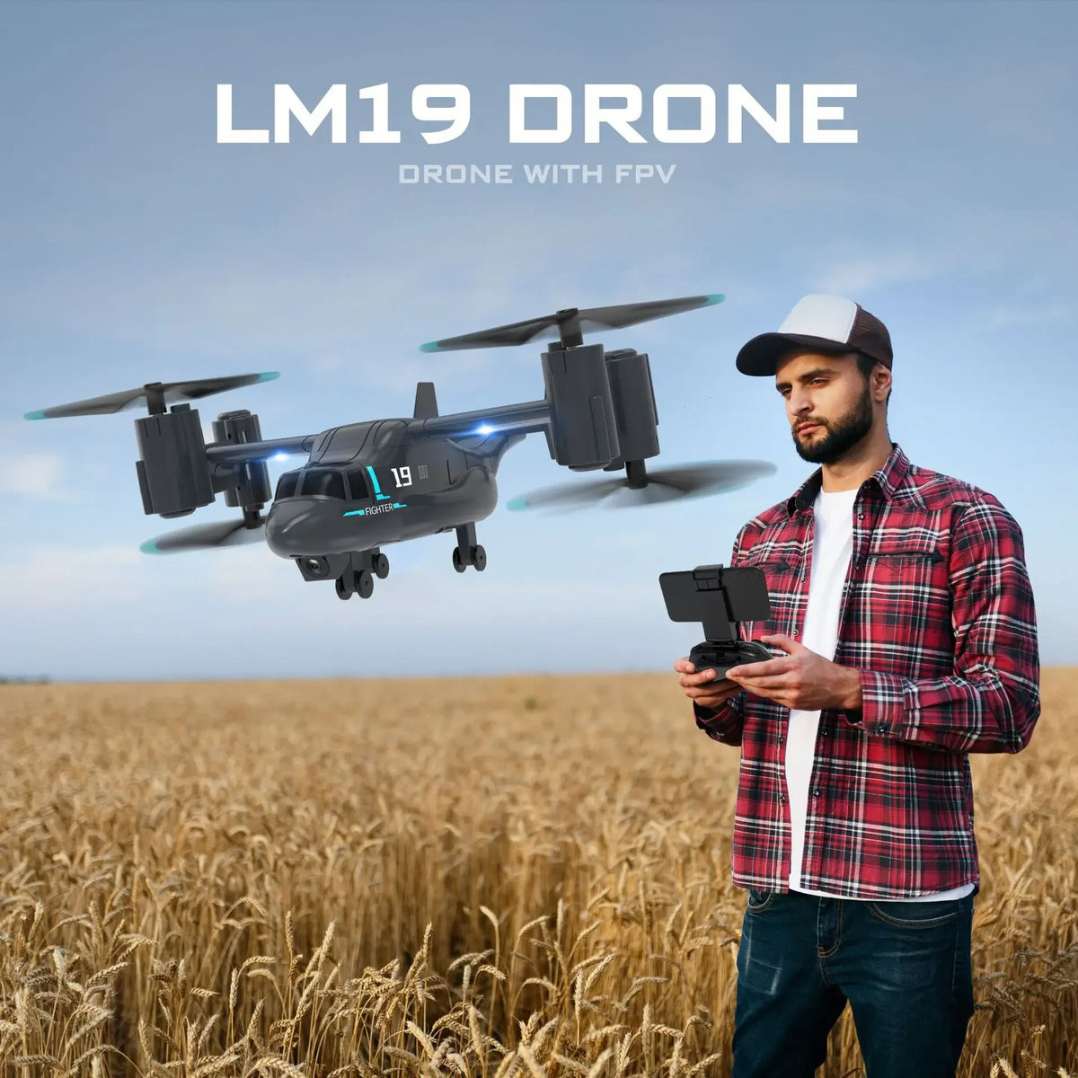 Experience the Thrill of Flight with the LM19 Remote Control Helicopter Drone - 480P Camera Fun for Kids and Young Aviators!