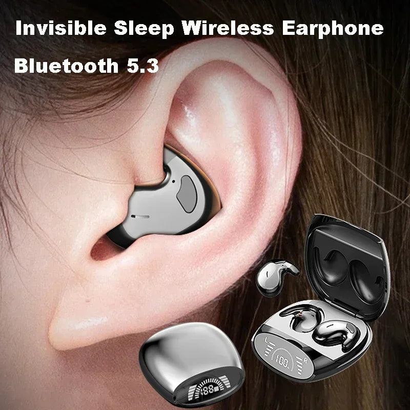 Experience Unmatched Audio with VIKEFON High-End Wireless Sports Bluetooth Headphones - TWS Dual Ear, Active Noise Cancelling, and Comfortable Design for Calls and Sleep