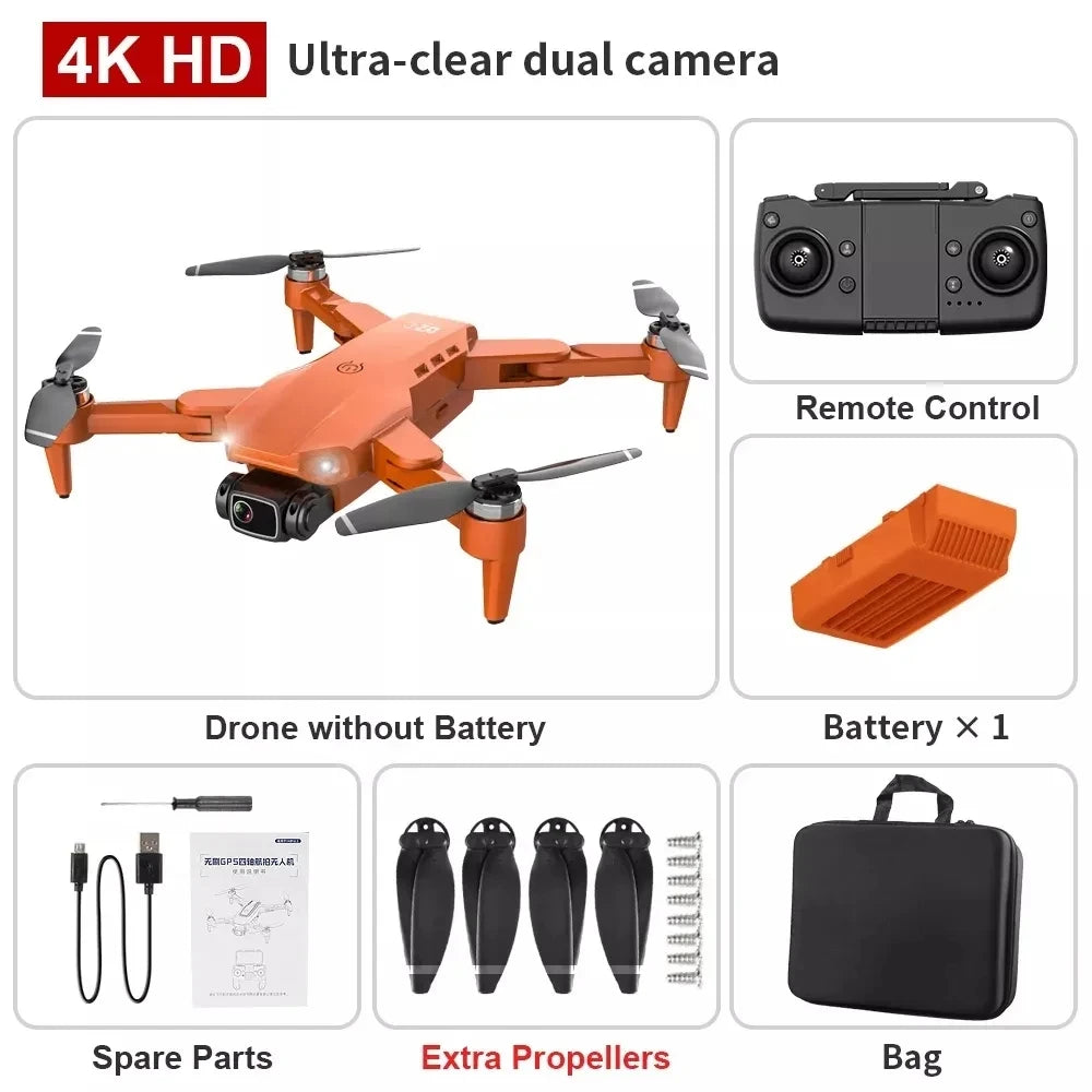 Experience Aerial Mastery with the L900 Pro 4K Dual Camera Drone - Your Gateway to Stunning 5G GPS Photography and Adventure!