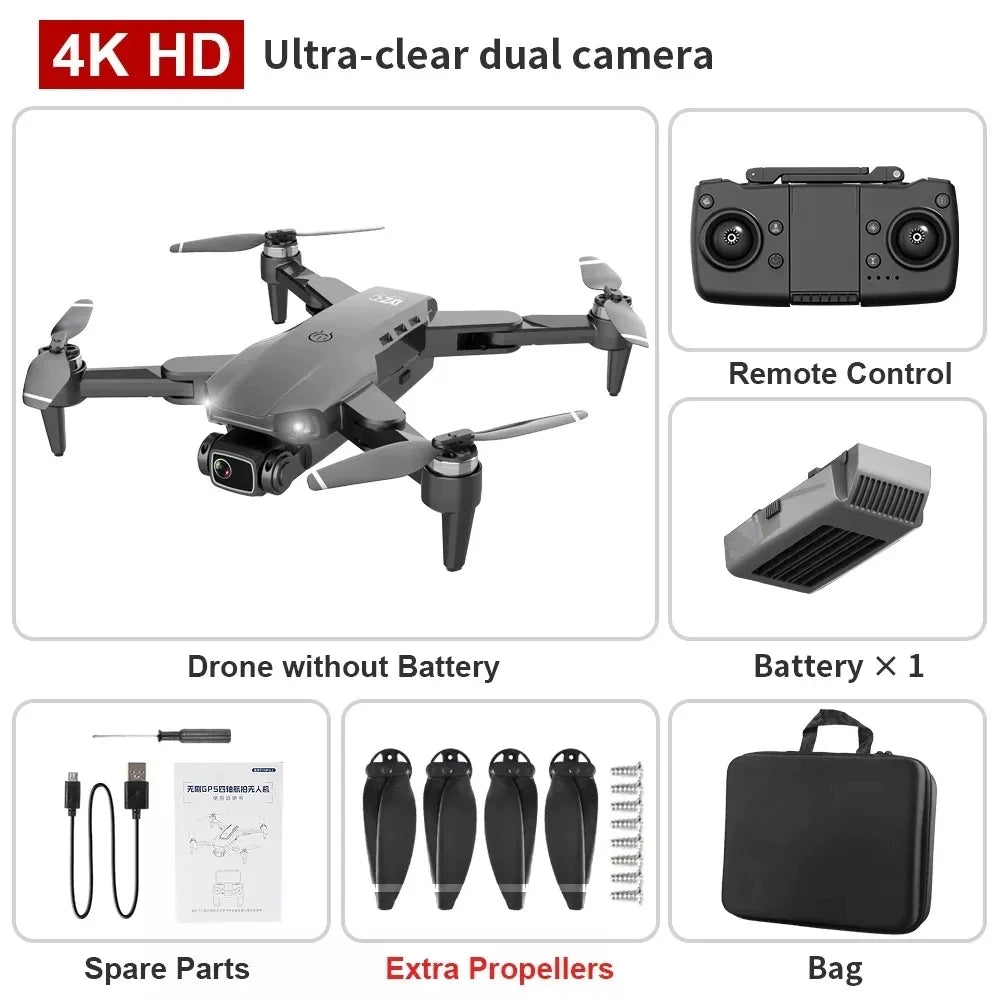 Experience Aerial Mastery with the L900 Pro 4K Dual Camera Drone - Your Gateway to Stunning 5G GPS Photography and Adventure!