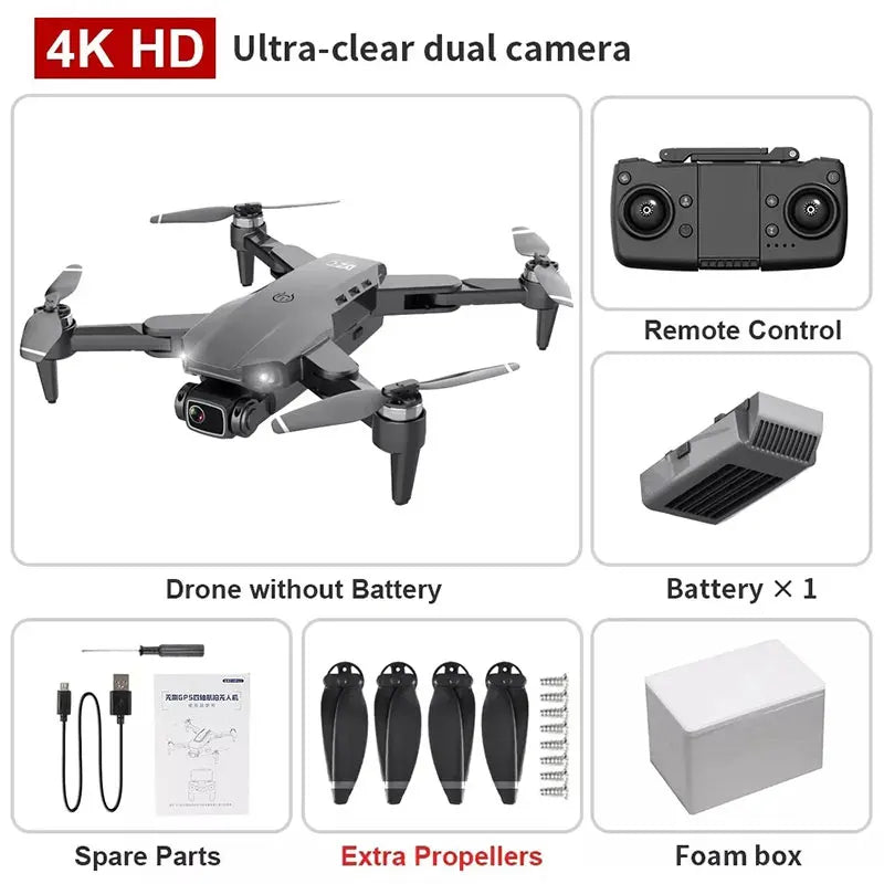 Experience Aerial Mastery with the L900 Pro 4K Dual Camera Drone - Your Gateway to Stunning 5G GPS Photography and Adventure!