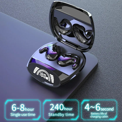 Experience Unmatched Audio with VIKEFON High-End Wireless Sports Bluetooth Headphones - TWS Dual Ear, Active Noise Cancelling, and Comfortable Design for Calls and Sleep