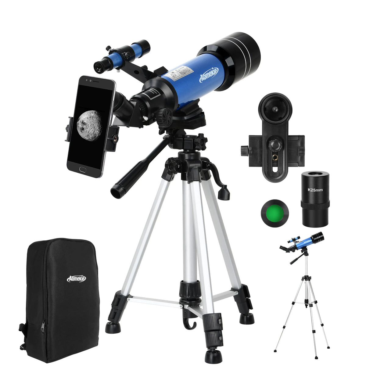 Discover the Universe with the 70mm Portable Travel Telescope - Perfect for Beginners and Stargazing Adventures!