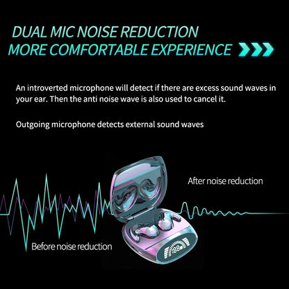 Experience Unmatched Audio with VIKEFON High-End Wireless Sports Bluetooth Headphones - TWS Dual Ear, Active Noise Cancelling, and Comfortable Design for Calls and Sleep