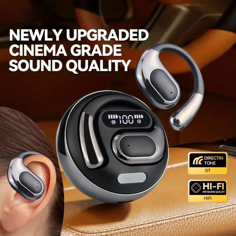 Experience True Wireless Freedom with Compact and Efficient Earphones - Perfect for On-the-Go Communication