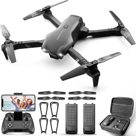 4DRC V13 Foldable Drone with 1080P HD Camera - The Ultimate Beginner's Aerial Adventure for Kids and Adults, Featuring Waypoint Navigation, Headless Mode, Altitude Hold, Gesture Selfie, and 3D Flips!