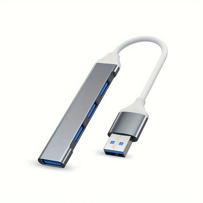 Transform Your Connectivity with the 4-Port Multi-Splitter Type C Hub USB Adapter - Perfect for Xiaomi, Lenovo, MacBook Air & Pro!