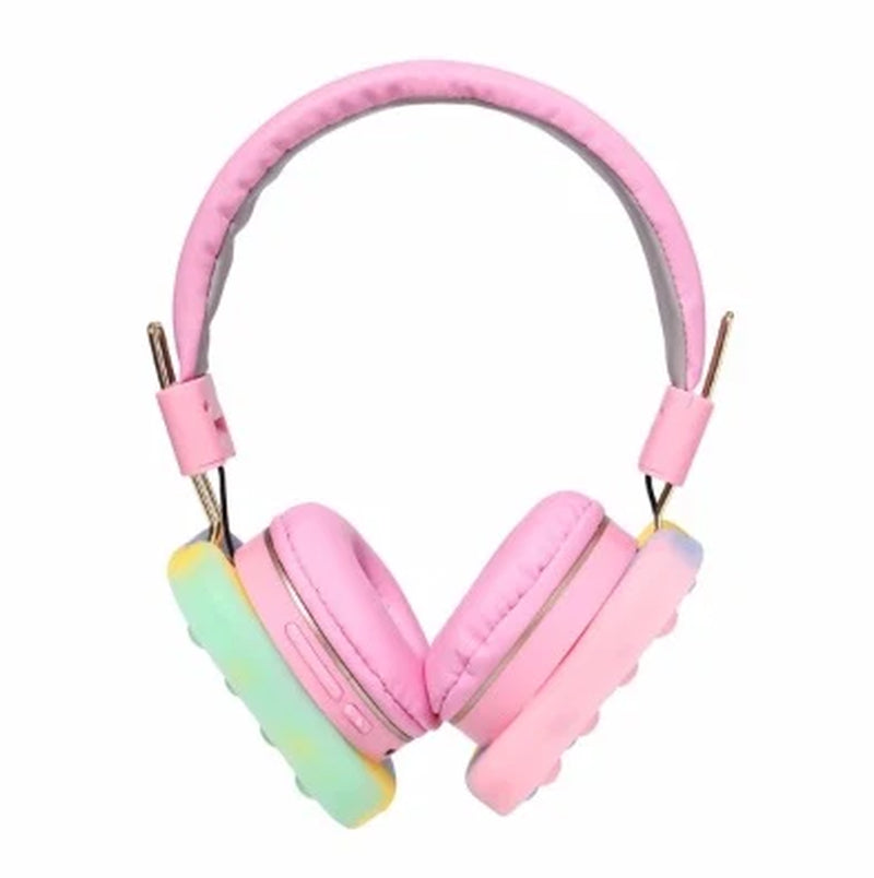 Colorful Stress-Relief Bluetooth Headphones for Kids - Fun Fidget Toy with Superior Sound Quality